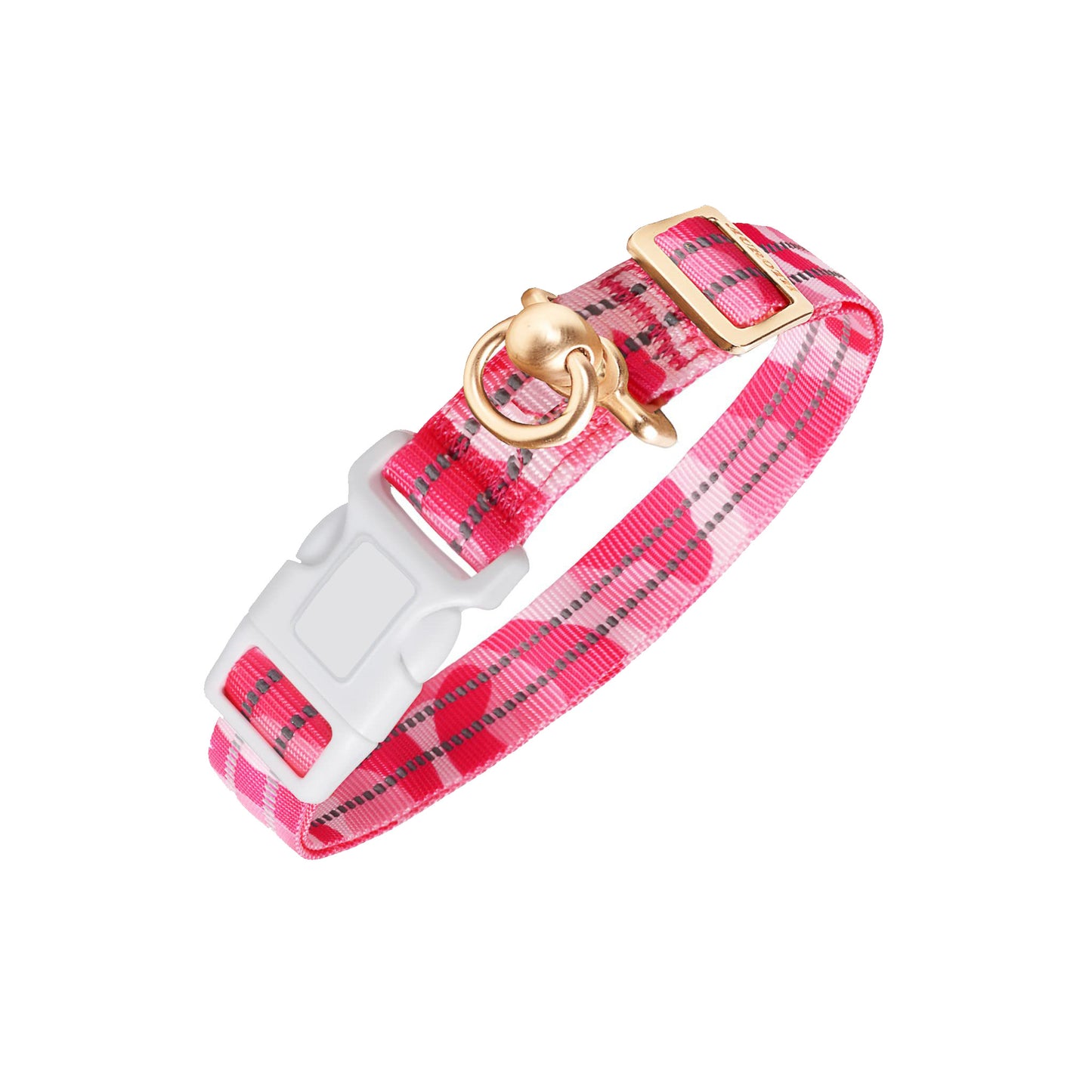 Reflective AirTag Dog Collar - Anti-Loss, Tangle-Free, Durable Nylon for Safe Day & Night Walks | HRR Dog AirTag Holde