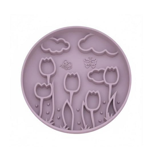 🌷Tulip Themed Slow Feeder Bowl