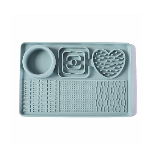 3-in-1 Enrichment Lick Mat with Suction Cups- Large Rectangle