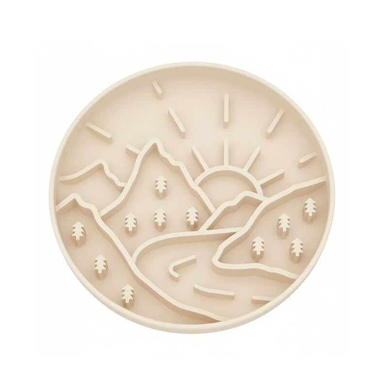 ⛰️Mountaineer Themed Slow Feeder Bowl-5 colors