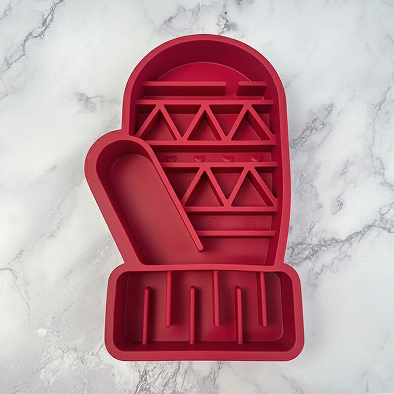 🎄Christmas Glove Slow Feeder Bowl-Two-Sided