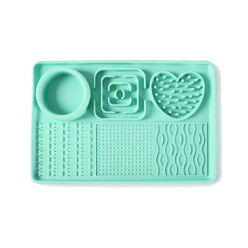 3-in-1 Enrichment Lick Mat with Suction Cups- Large Rectangle