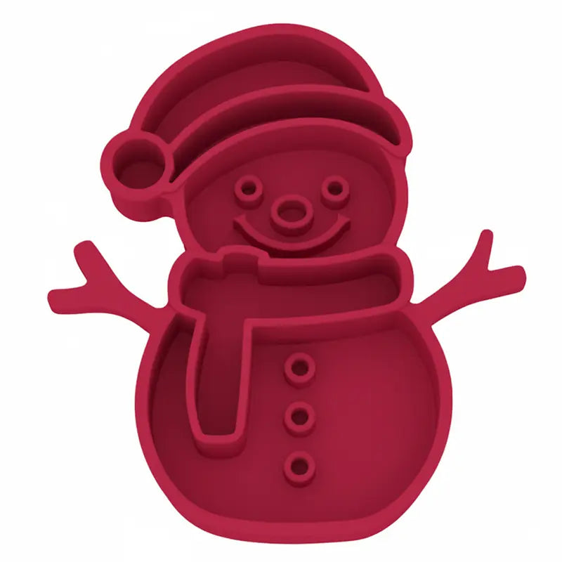 ⛄ Christmas Snowman Slow Feeder Bowl