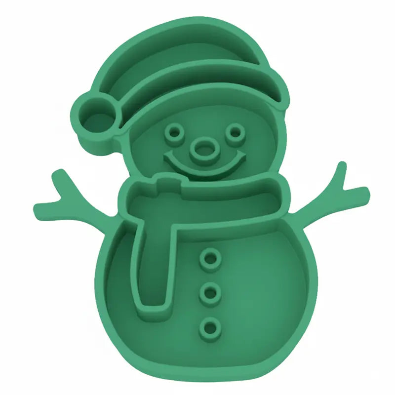 ⛄ Christmas Snowman Slow Feeder Bowl