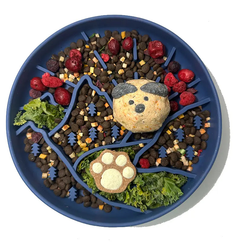 ⛰️Mountaineer Themed Slow Feeder Bowl-5 colors